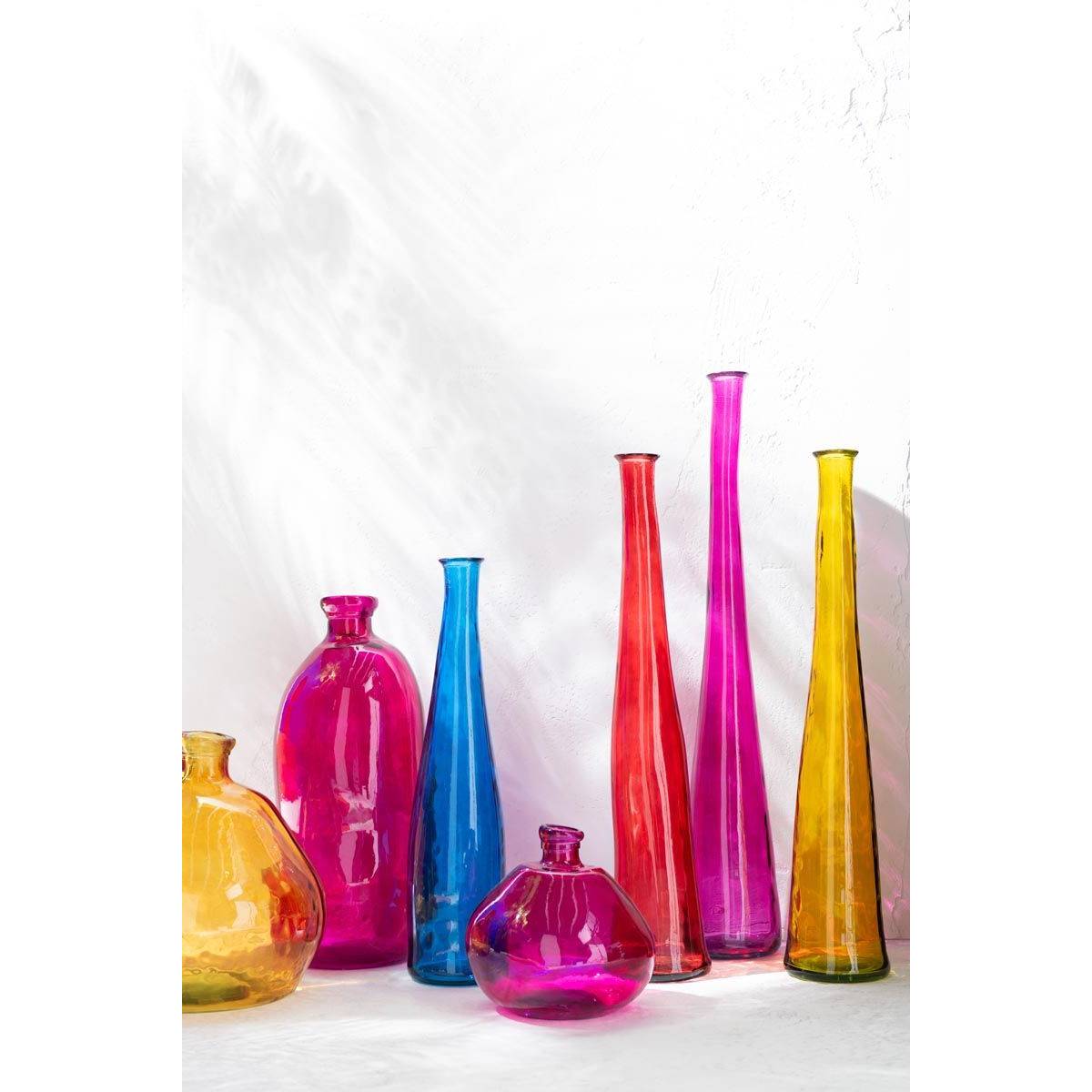 J-Line - Vase en Verre "Noah" 120cm Fuchsia - Image 3