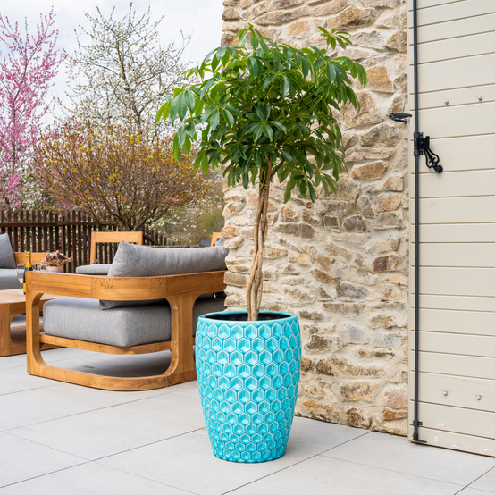 Provencelia - Pot VERSAILLES 38x54cm turquoise - Image 1