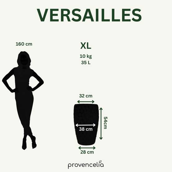 Provencelia - Pot VERSAILLES 38x54cm turquoise - Image 5
