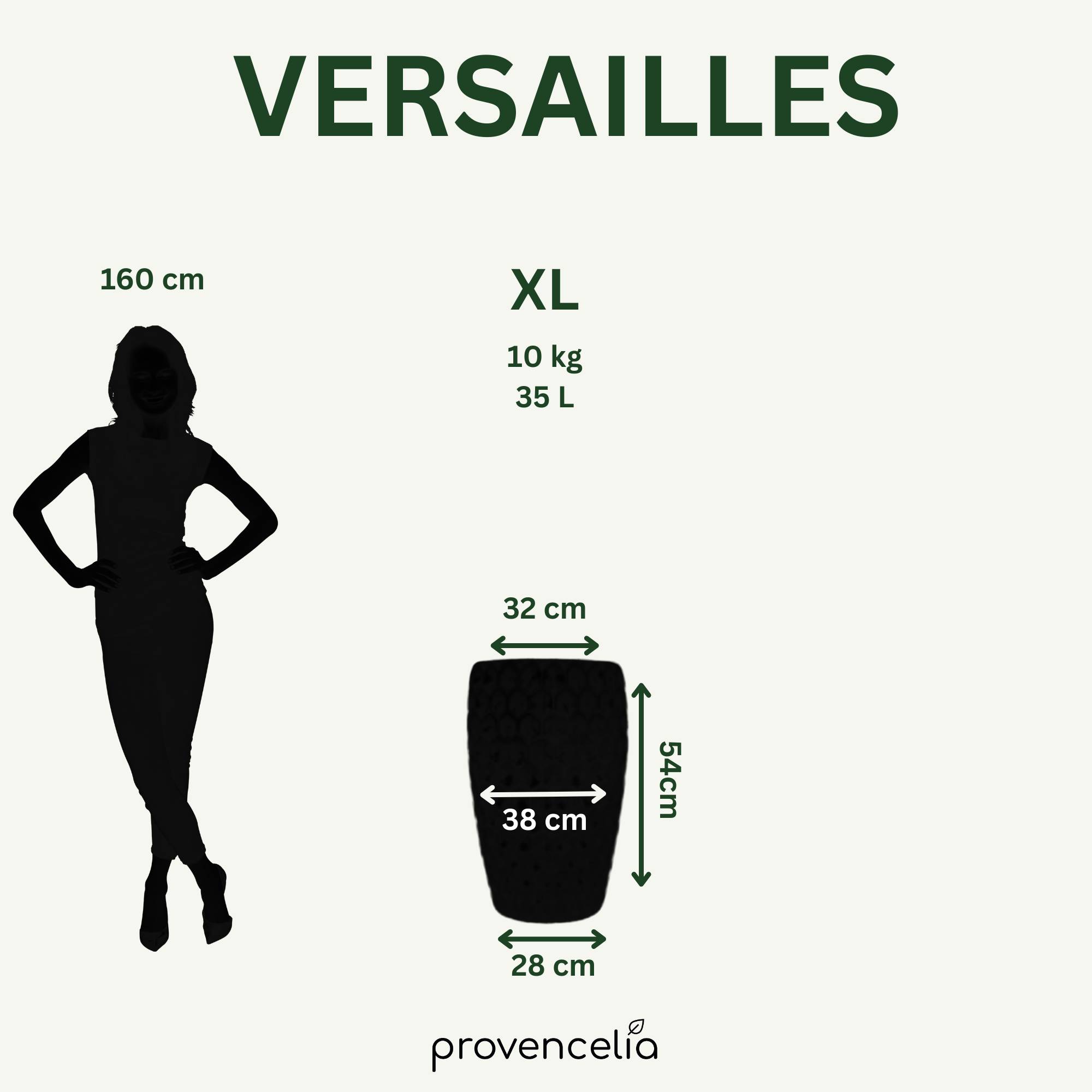 Provencelia - Pot VERSAILLES 38x54cm turquoise - Image 5