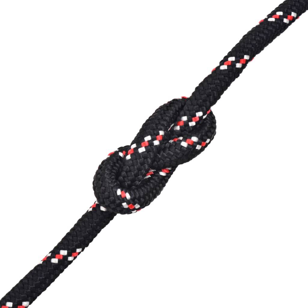 Corde de bateau Polypropylène 8 mm 100 m Noir Maison Chic - Image 1