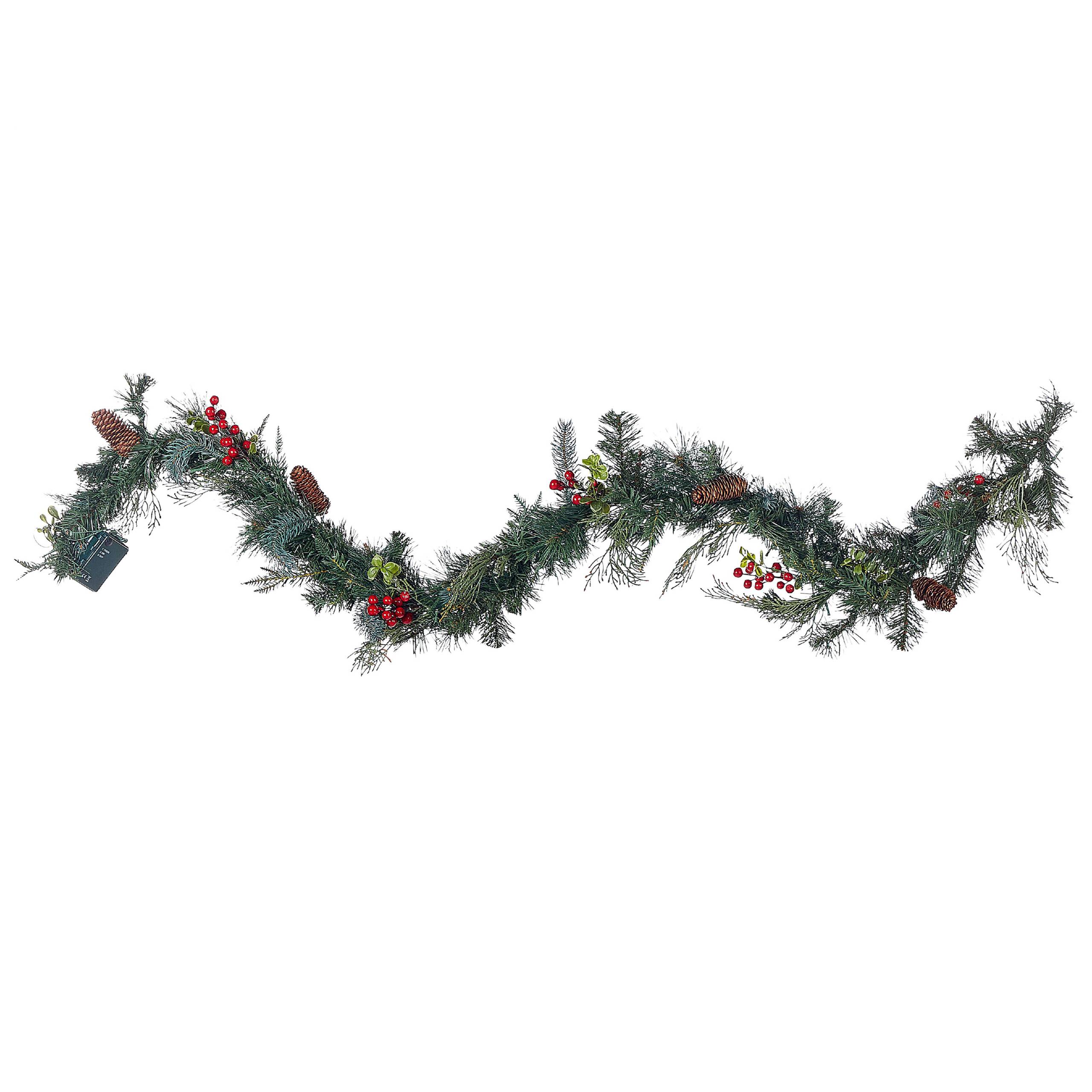 Beliani - Guirlande de Noël Matière synthétique Vert ELBRUS - Beliani - Imagen 4