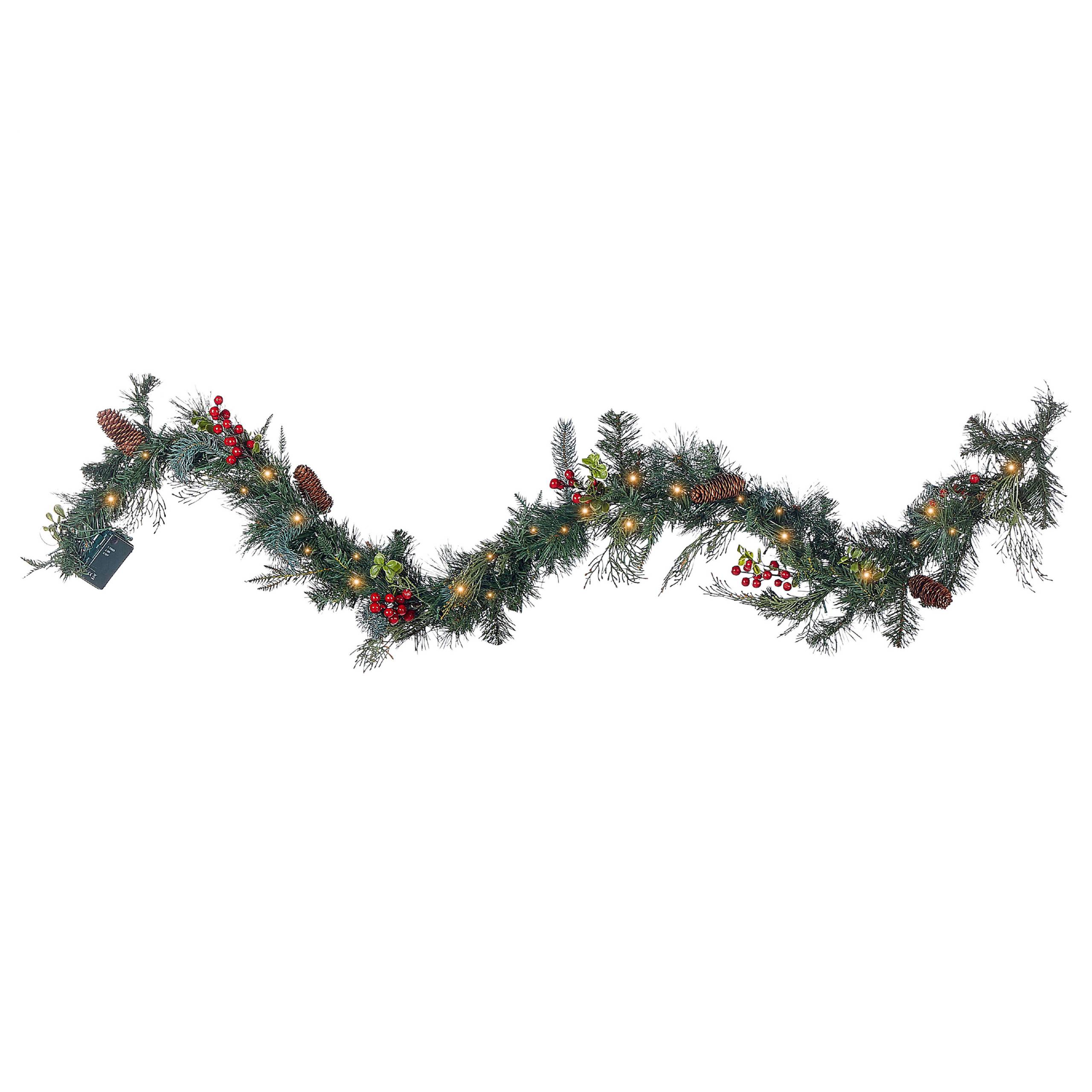 Beliani - Guirlande de Noël Matière synthétique Vert ELBRUS - Beliani - Imagen 2