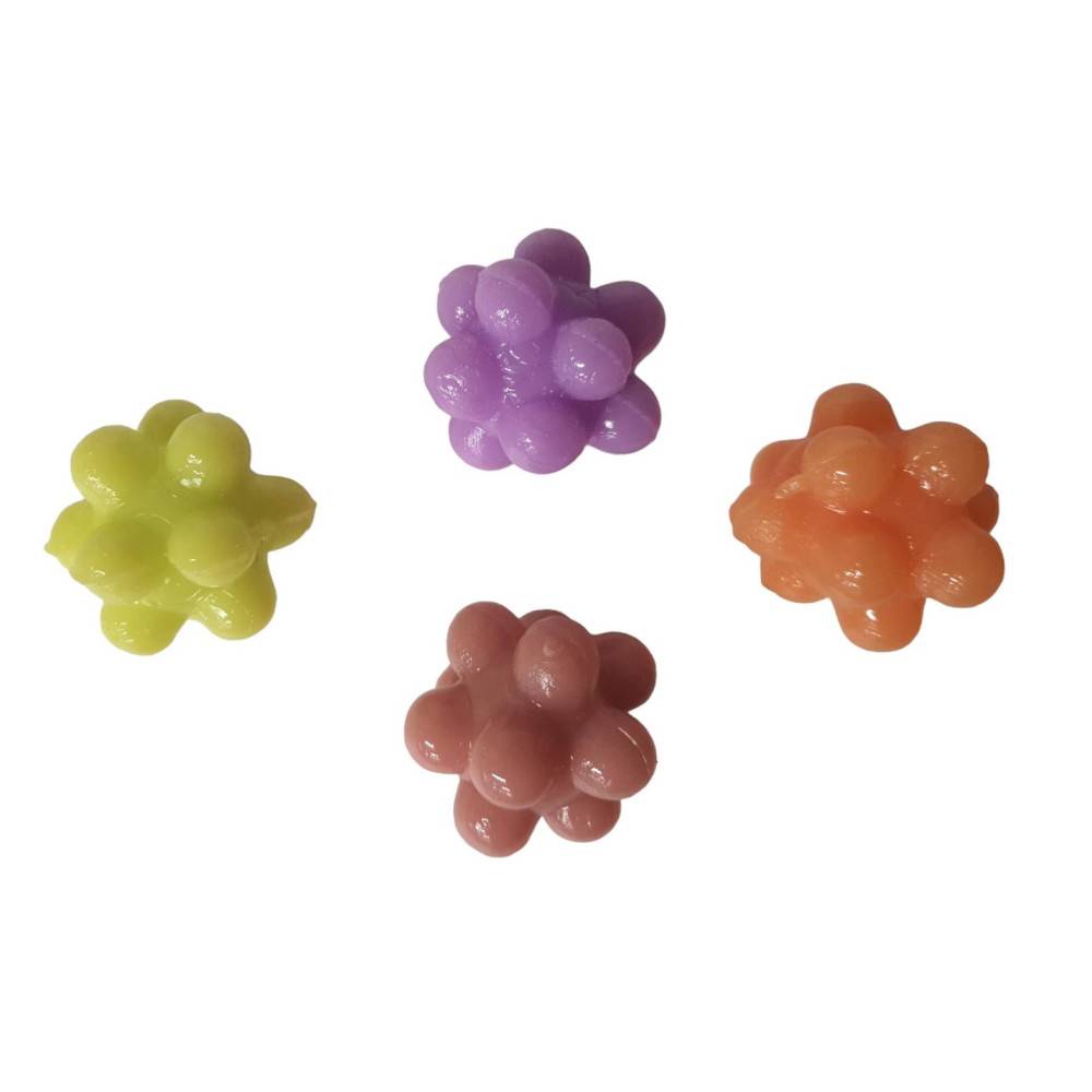 Set de balles avec bosses 4 pièces Dimensions: ø 3,5 cm  pour chat. - Imagen 1