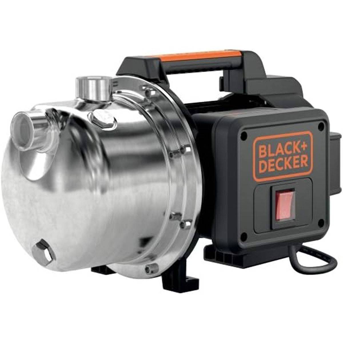 Pompe d'arrosage auto-amorçante eaux claires 1100W 4.5 bar 230V Moteur induction BLACK & DECKER - Imagen 1