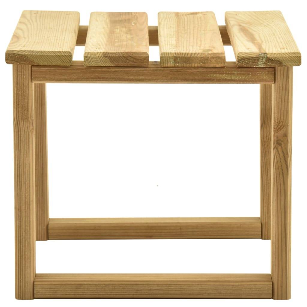 Helloshop26 - Transat chaise longue bain de soleil lit de jardin terrasse meuble d'extérieur avec table bois de pin imprégné - Imagen 9