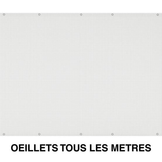 Bâche armée transparente 160g/m2 découpable 2 x 3 Translucide - Image 4
