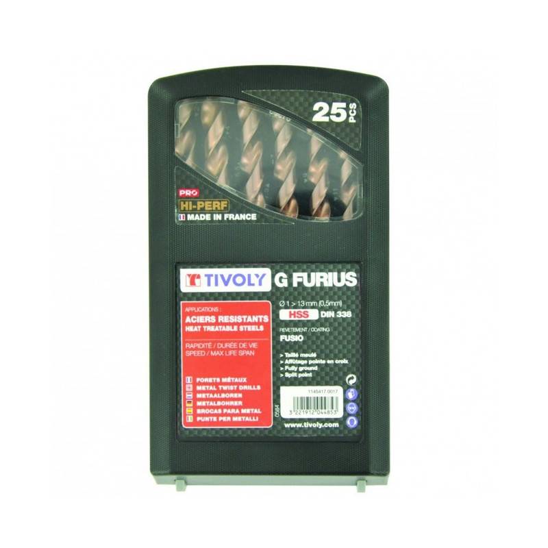 Tivoly - Coffret 25 forets HSS G Furius TIVOLY - Image 2