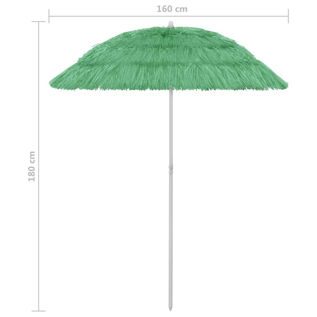 Helloshop26 - Parasol de plage polyester 180 cm vert - Imagen 7