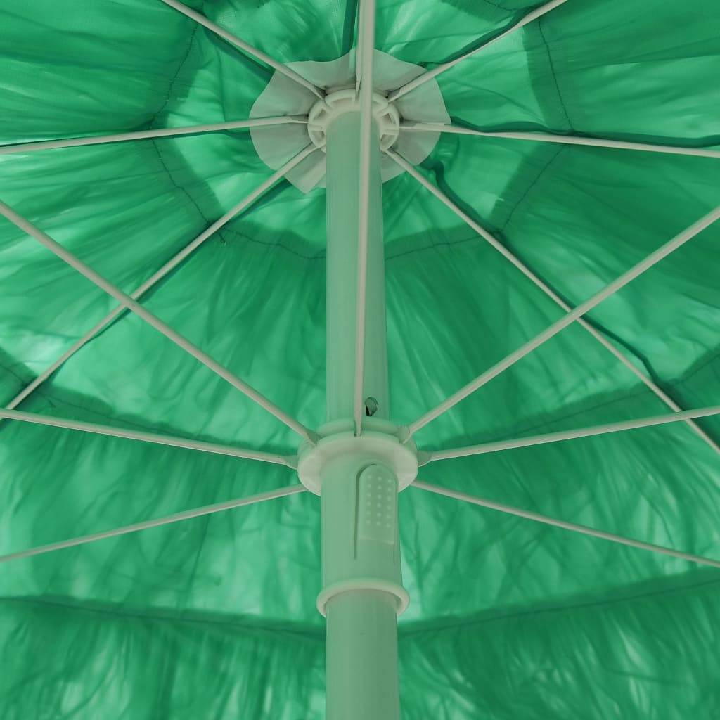 Helloshop26 - Parasol de plage polyester 180 cm vert - Imagen 6