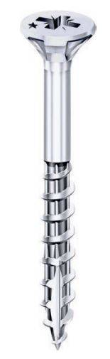 Vis Rocket tête fraisée Pozi VYNEX Acier zingué 6x90/50 - Boite de 150 - 351400025159