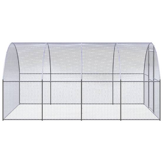 Poulailler extérieur Acier galvanisé Enclos grillagé pour jardin 3x4x2 m – ComfortXL Outdoor Living - Image 3