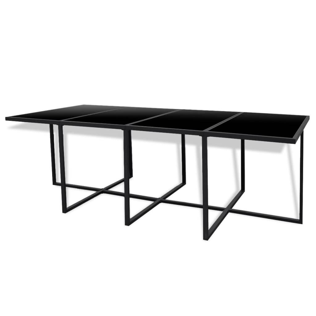 Vidaxl - Ensemble à manger d'extérieur 13 pcs coussins Résine tressée vidaXL 42761 - Imagen 6