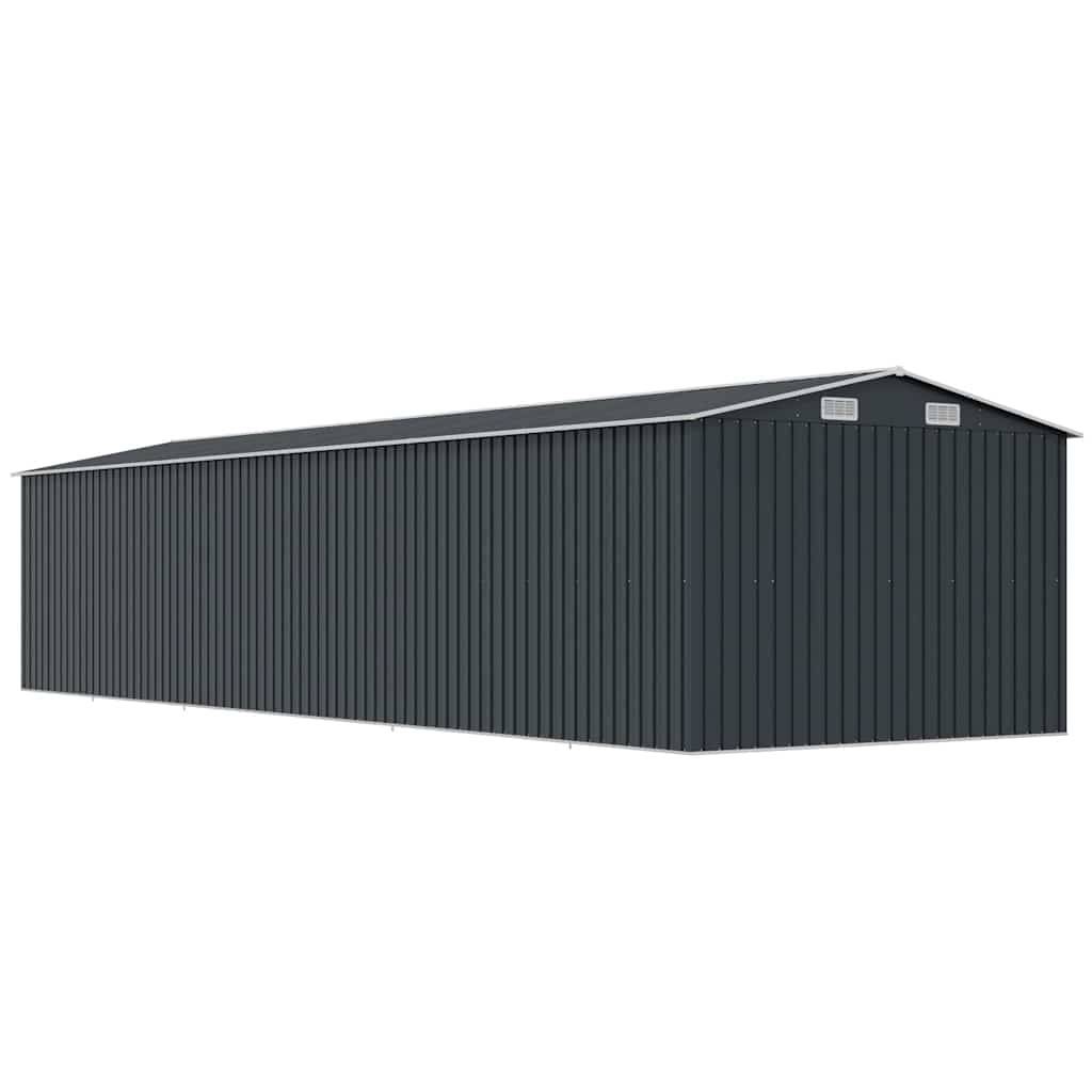 Vidaxl - Abri de jardin Anthracite 257x779x181 cm Acier galvanisé vidaXL 47034 - Image 8