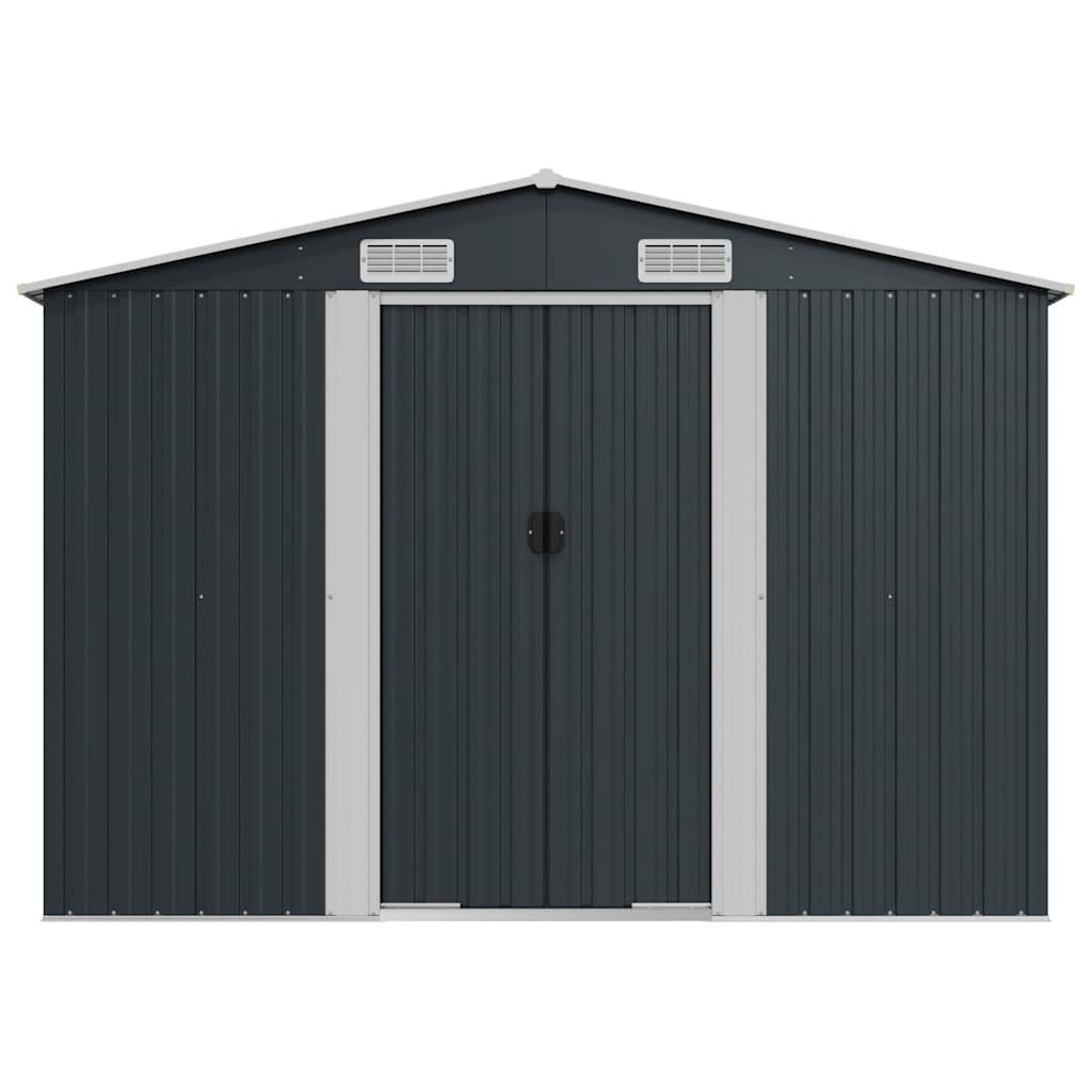 Vidaxl - Abri de jardin Anthracite 257x779x181 cm Acier galvanisé vidaXL 47034 - Image 6