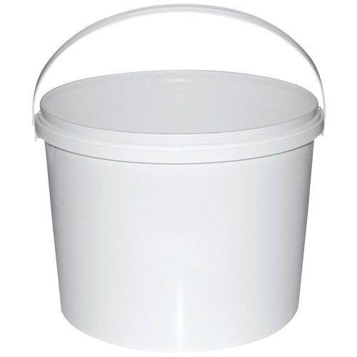Seau blanc Vide pour chevaux - 8,7L DISTRI'HORSE33