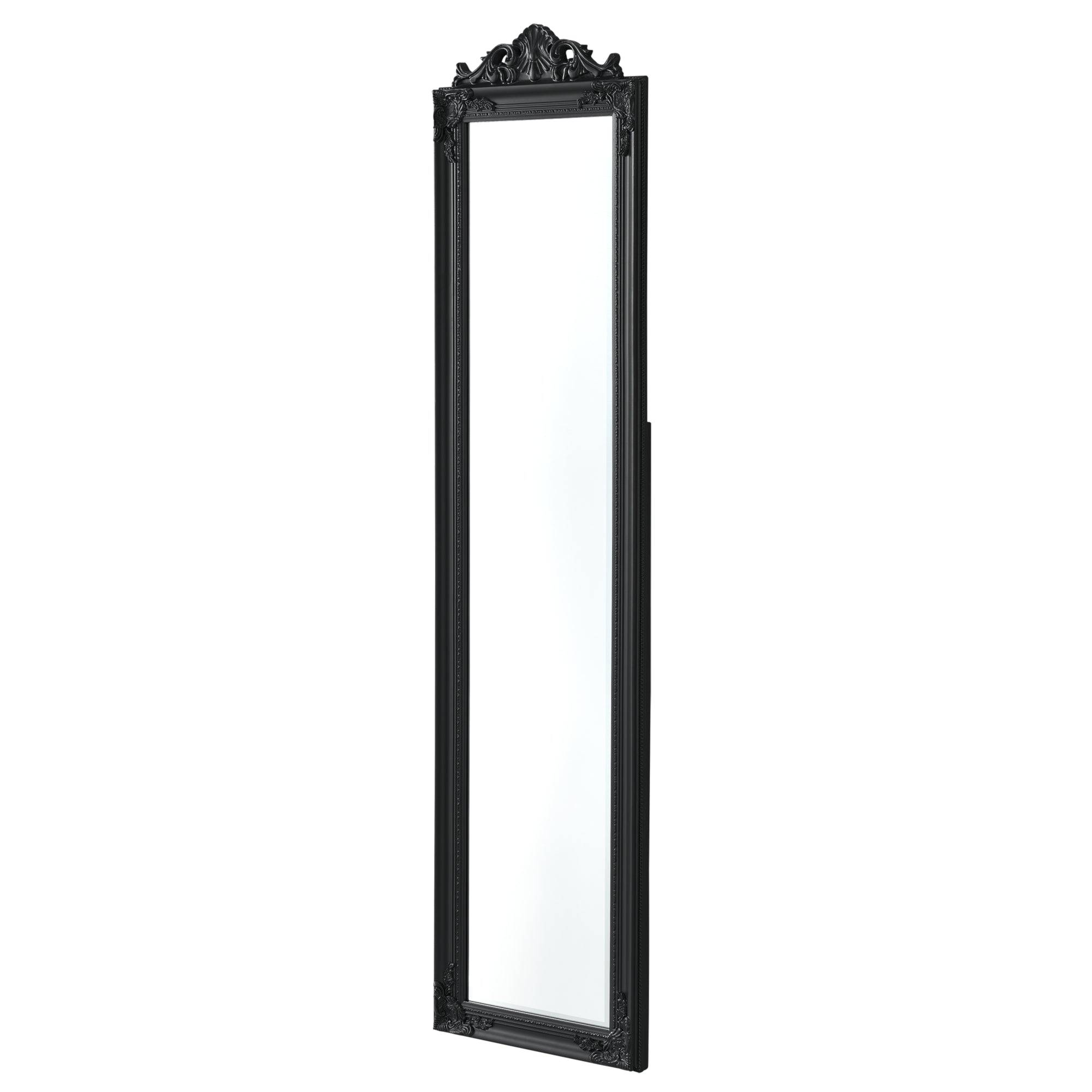Helloshop26 - Miroir sur pied inclinable 160 x 40 cm noir mat - Imagen 2
