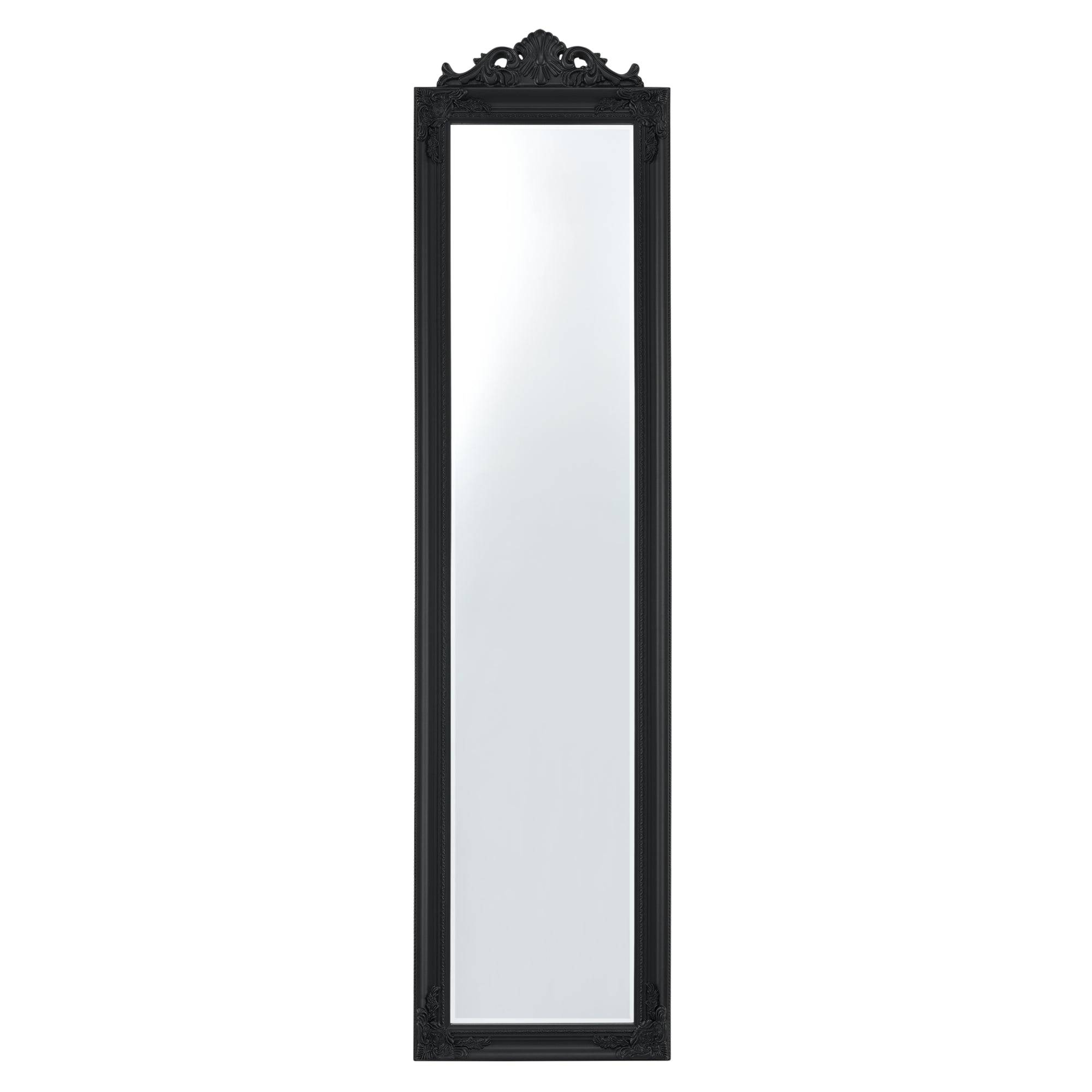 Helloshop26 - Miroir sur pied inclinable 160 x 40 cm noir mat - Imagen 3