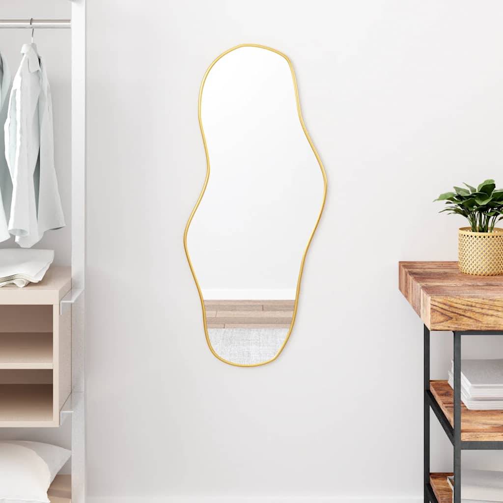 Maison Chic - Miroir mural - Miroir décoratif Doré 90x40 cm - Image 2