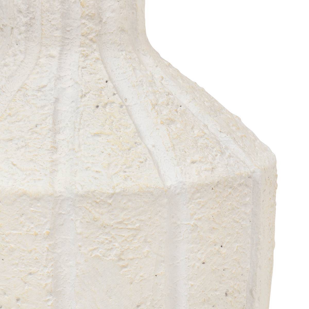 Atmosphera - Vase antique "Nolwi" céramique blanc H48cm - Atmosphera Créateur d'intérieur - Image 3