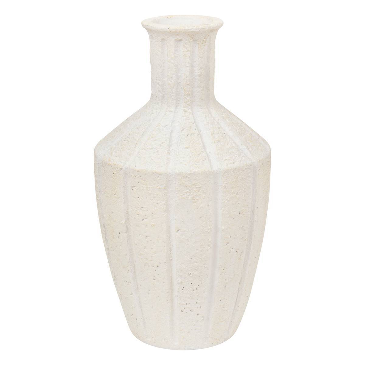 Atmosphera - Vase antique "Nolwi" céramique blanc H48cm - Atmosphera Créateur d'intérieur - Image 2
