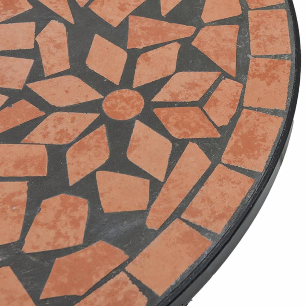 Maison Chic - Table de jardin | Table de bistro mosaïque terre cuite Ø50x70 cm céramique - Image 7