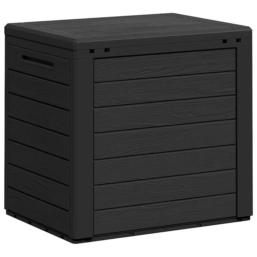 Coffre de Rangement Extérieur 140L en PP Verrouillable pour Balcon Jardin Anthracite 58.5x46x55 cm – ComfortXL Outdoor Living - Image 8