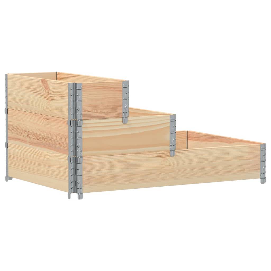 ComfortXL - Carré de Potager 3 Étages en Bois de Pin non traité, Jardinière Empilable pour Légumes 120cm – ComfortXL Outdoor Living - Image 2