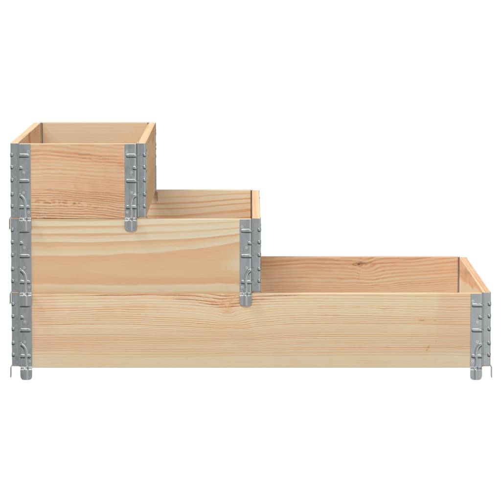 ComfortXL - Carré de Potager 3 Étages en Bois de Pin non traité, Jardinière Empilable pour Légumes 120cm – ComfortXL Outdoor Living - Image 3