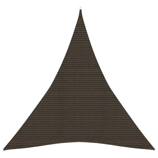 Helloshop26 - Voile toile d'ombrage parasol 160 g/m² PEHD 3 x 4 x 4 m marron - Imagen 1