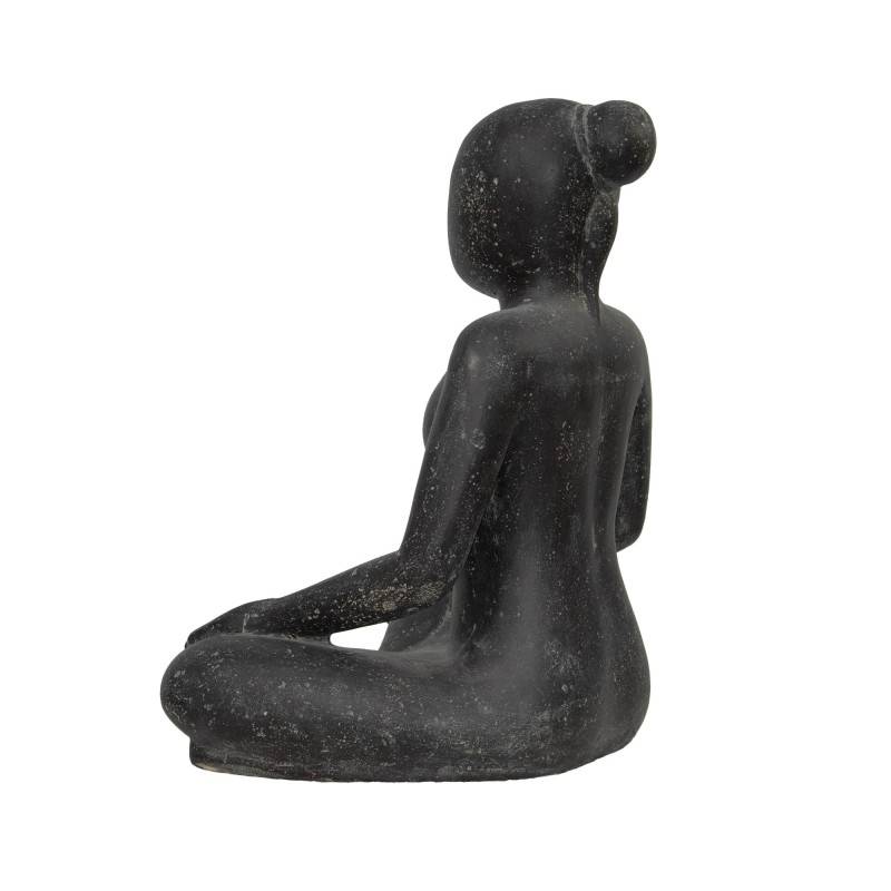 Jardinex - Statue jardin femme yoga - Gris - Jardinex - Image 8