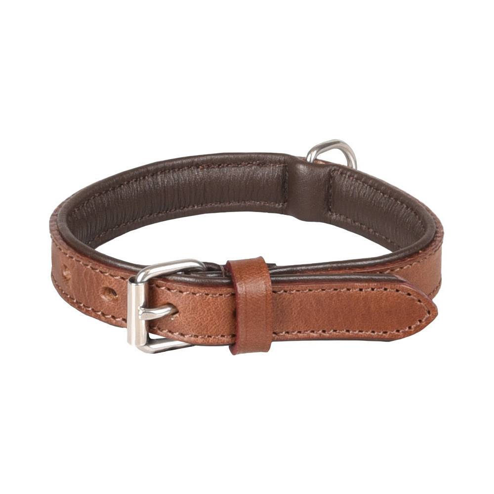Collier Cuir S 26-32 cm ARIZONA brun  pour chien - Imagen 1