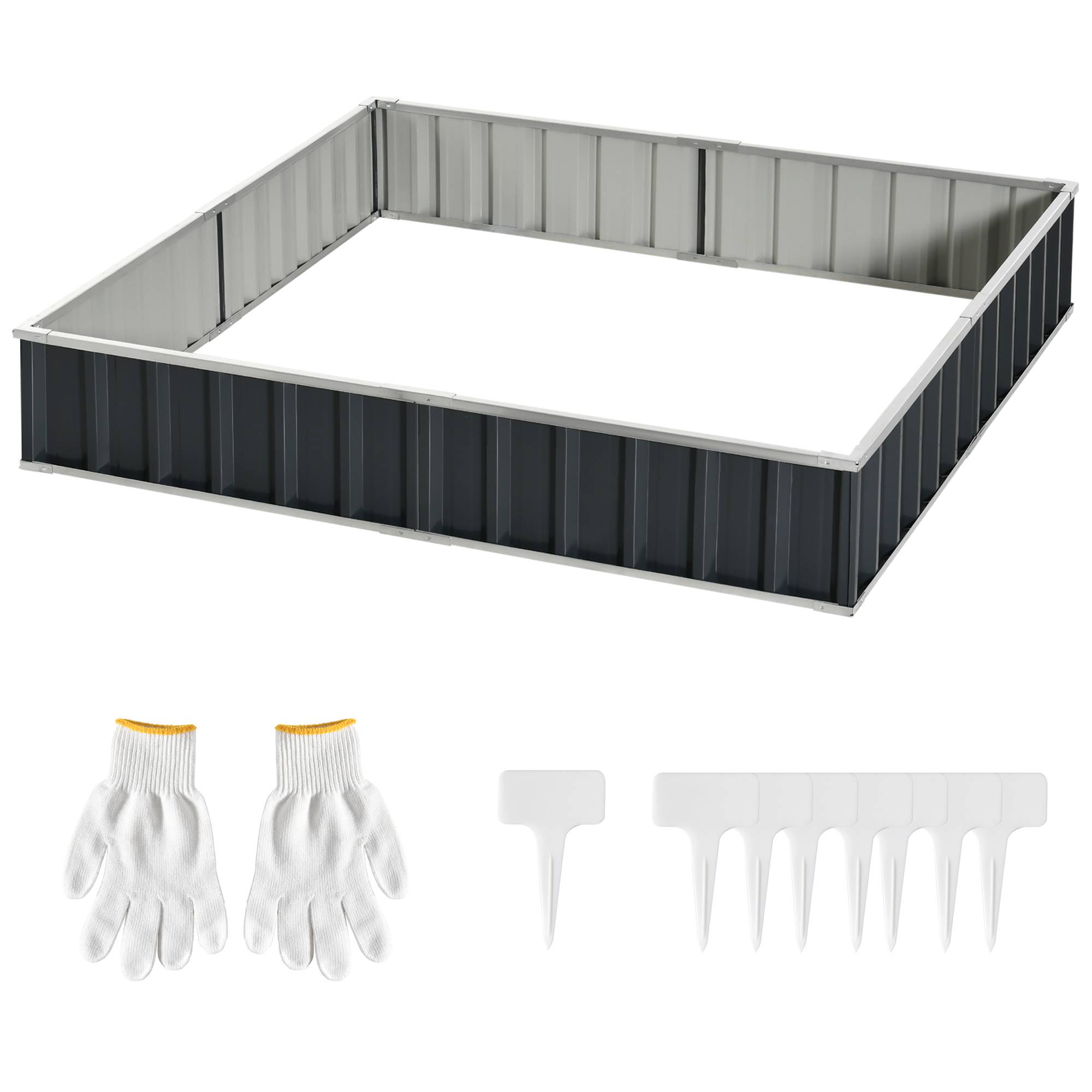 PANGIVO - Carré potager acier anthracite 258 x 90 x 30 cm - PANGIVO - Image 2
