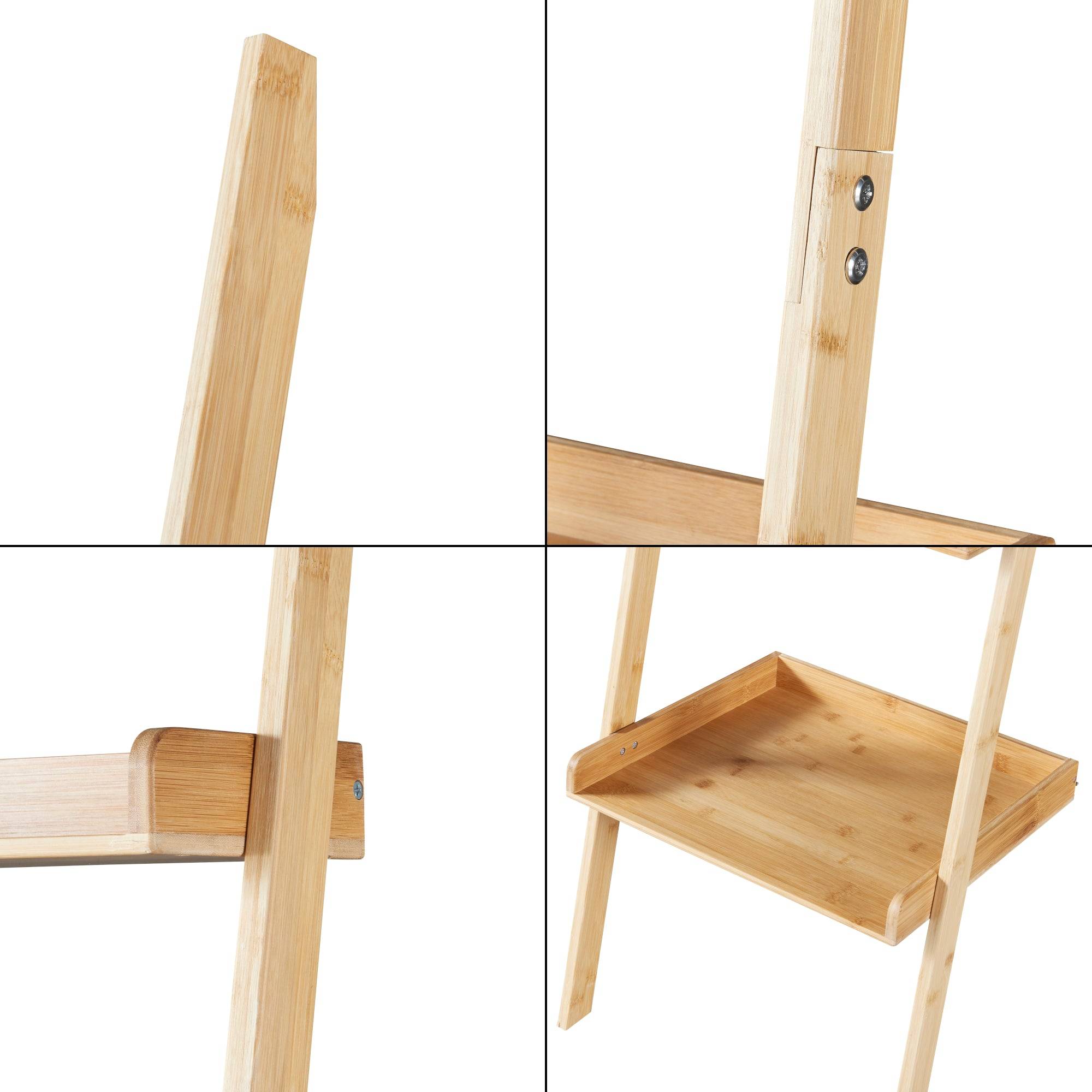 Helloshop26 - Étagère échelle bambou 176 x 44 cm naturel - Imagen 4