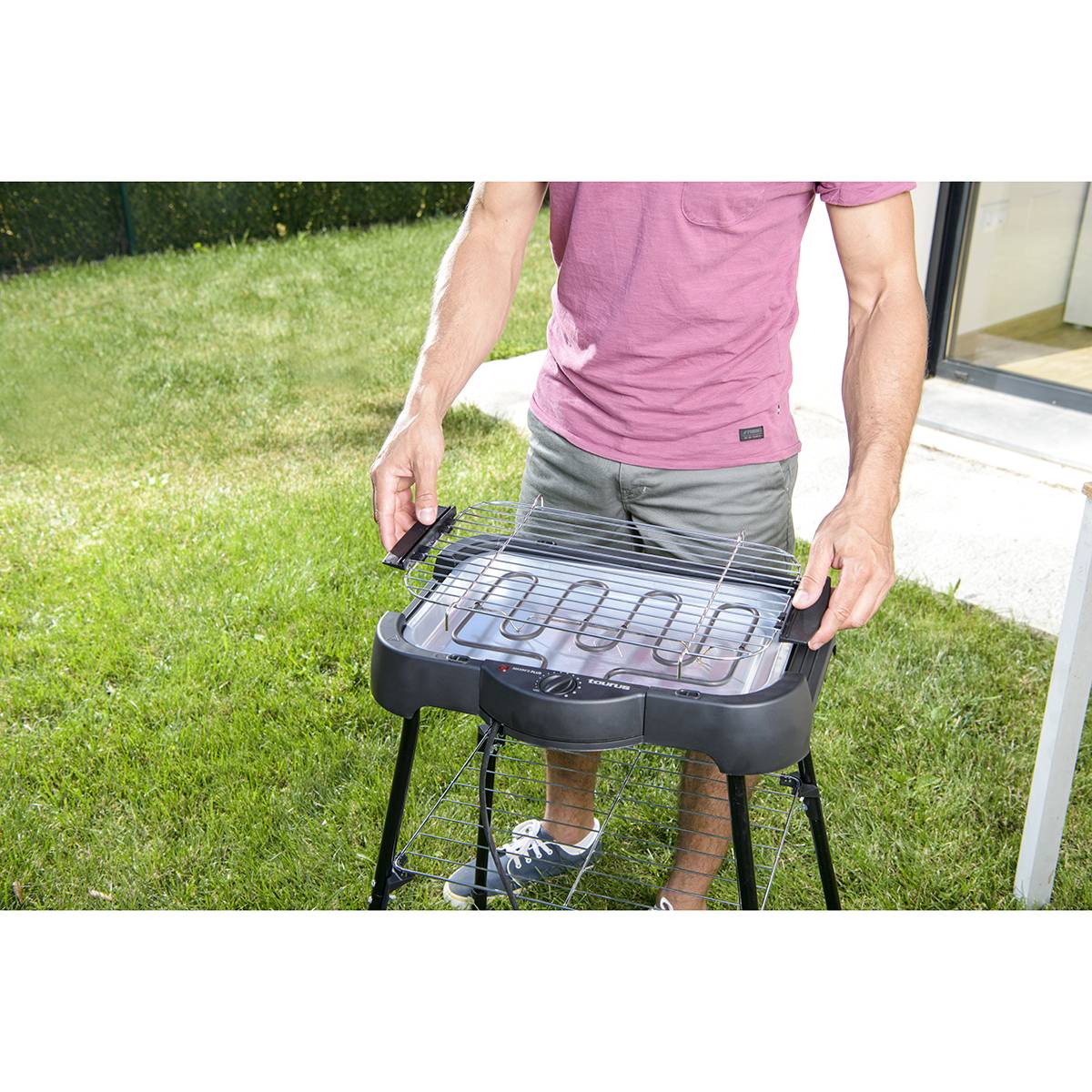 Barbecue électrique sur pieds 2000w MAXIM'S PLUS Taurus - Imagen 5