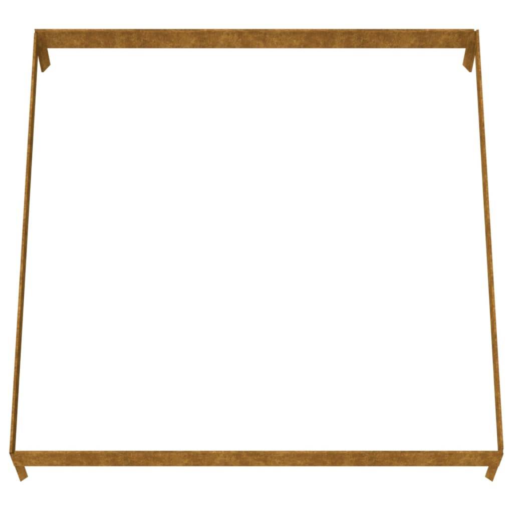 ComfortXL - Carré potager acier Corten pour jardin 100x100x18,5 cm – ComfortXL Outdoor Living - Image 5