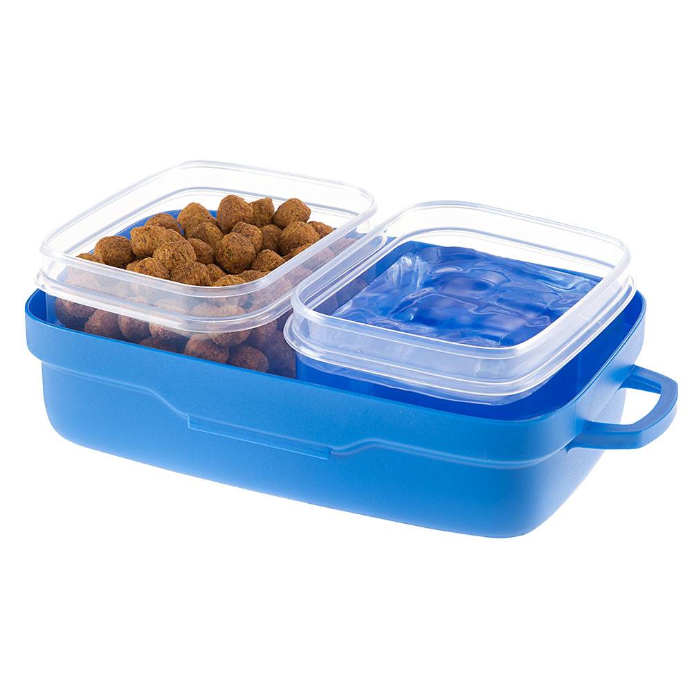 Ferplast - Ferplast Pet Ristò jeu de gamelles voyage chiens fermeture hermétique porte nourriture eau - Imagen 3