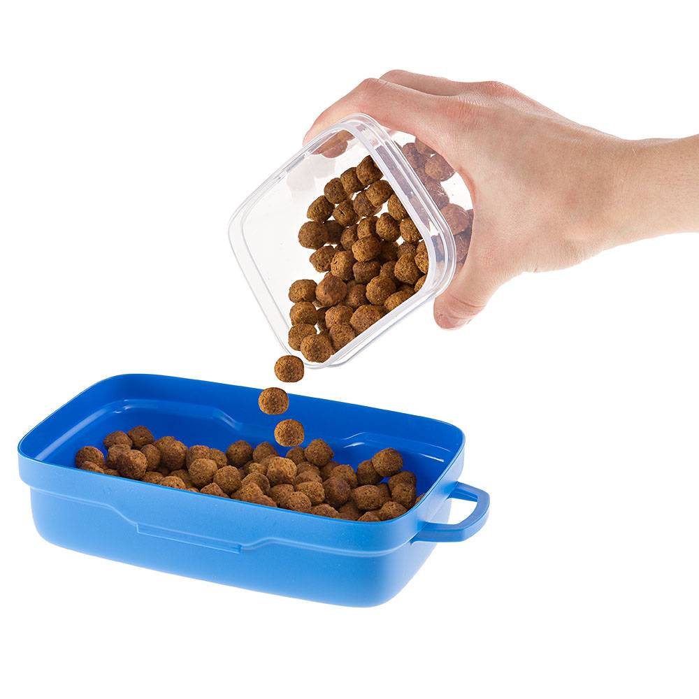 Ferplast - Ferplast Pet Ristò jeu de gamelles voyage chiens fermeture hermétique porte nourriture eau - Imagen 5