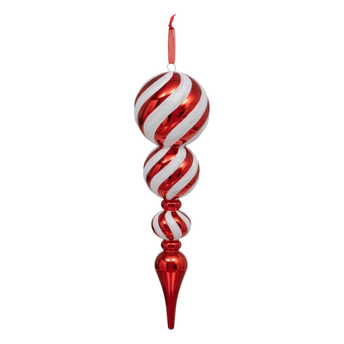 Fééric Lights & Christmas - SDN PLAST DECO BOUL RG/BL 35CM - Feeric Lights & Christmas