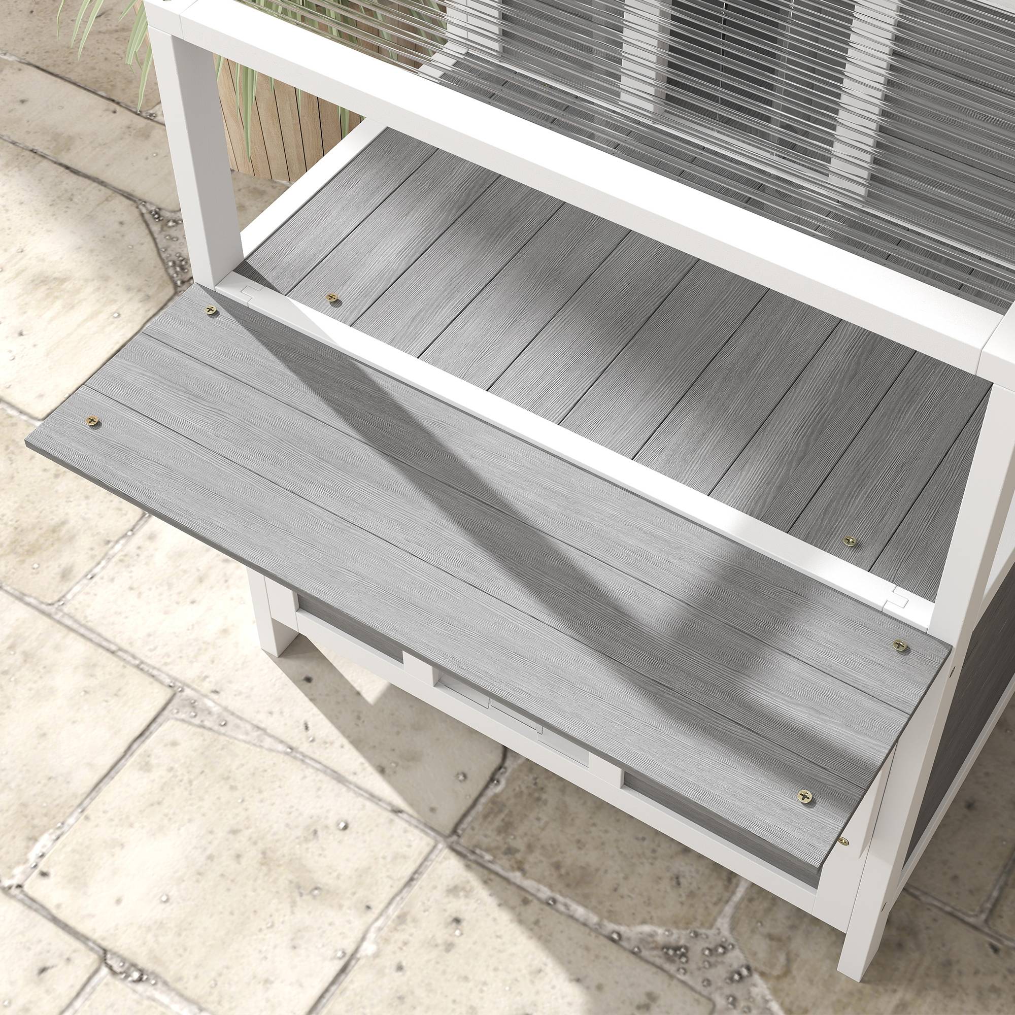 Maison pour chats bois gris clair 64 x 87 x 76 cm - PANGIVO - Image 10