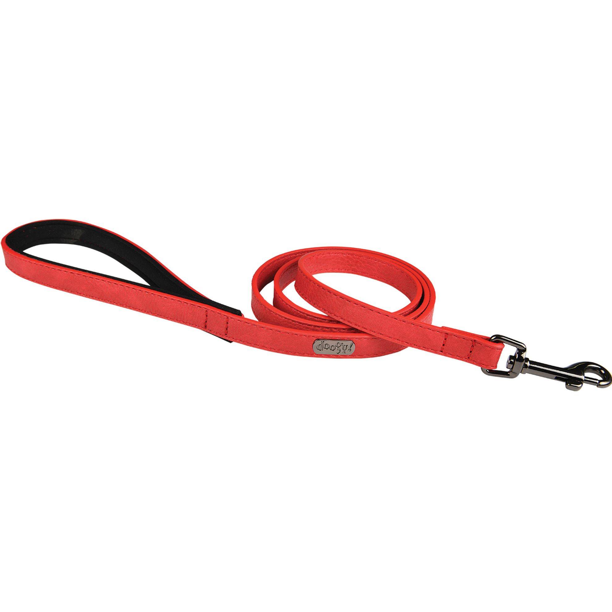 Laisse Simili Basics Rouge Taille : T2 DOOGY GLAM