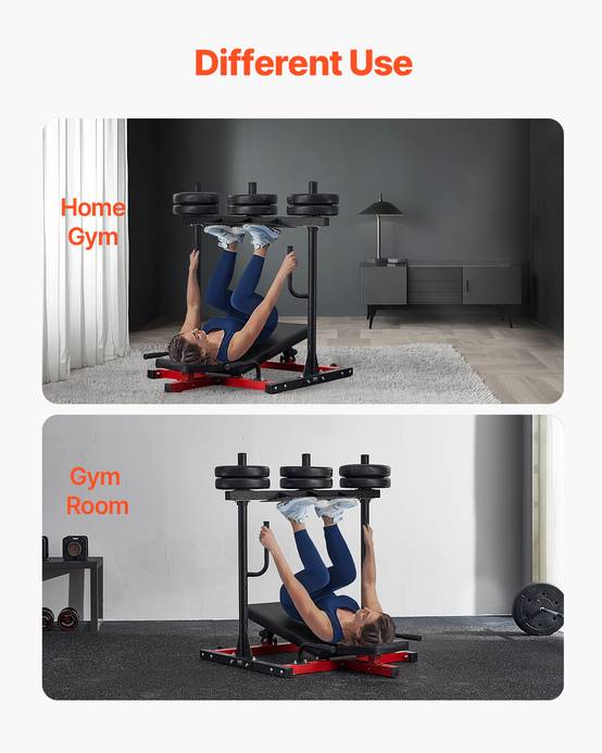 Vevor - VEVOR Presse à cuisse verticale, appareil musculation jambes en acier au carbone, capacité 249,5 kg, pour quadriceps, fessiers et ischio-jambiers. - Image 5