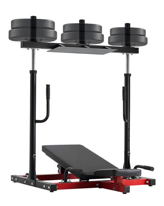 Vevor - VEVOR Presse à cuisse verticale, appareil musculation jambes en acier au carbone, capacité 249,5 kg, pour quadriceps, fessiers et ischio-jambiers. - Image 1