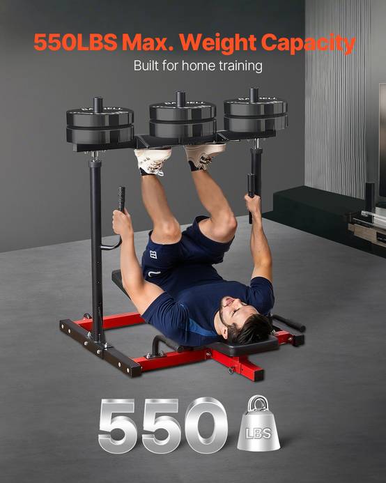 Vevor - VEVOR Presse à cuisse verticale, appareil musculation jambes en acier au carbone, capacité 249,5 kg, pour quadriceps, fessiers et ischio-jambiers. - Image 2
