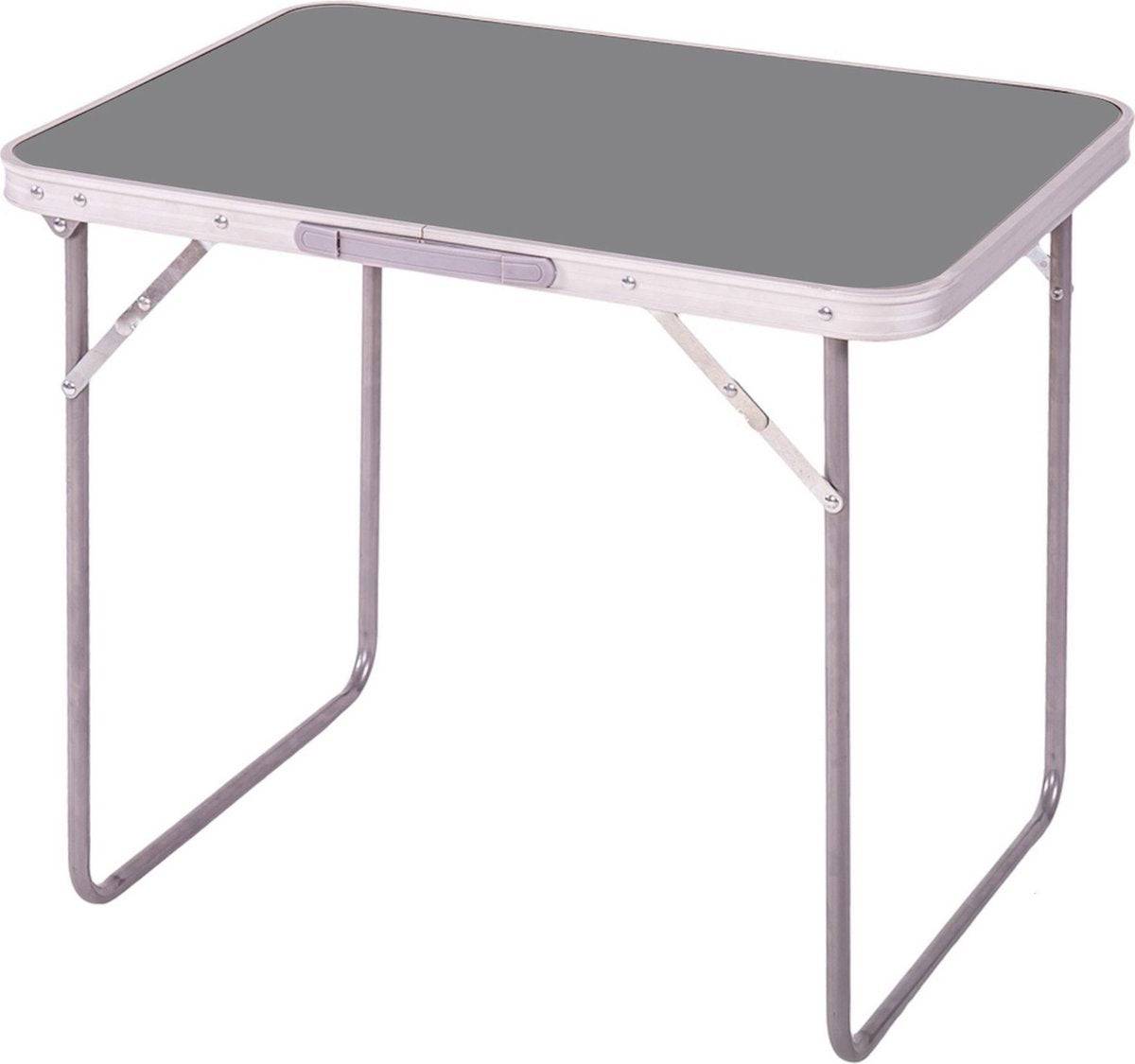 Importdistrib - Table De Camping Pliable Avec Cadre En Métal 80x60xh70 Cm IMPORTDISTRIB - Imagen 1
