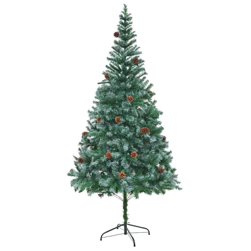 ComfortXL - Sapin de Noël Intérieur/Extérieur 210 cm, Kit Lumineux 300 LED, Boules et Pommes de Pin – ComfortXL Outdoor Living - Image 5
