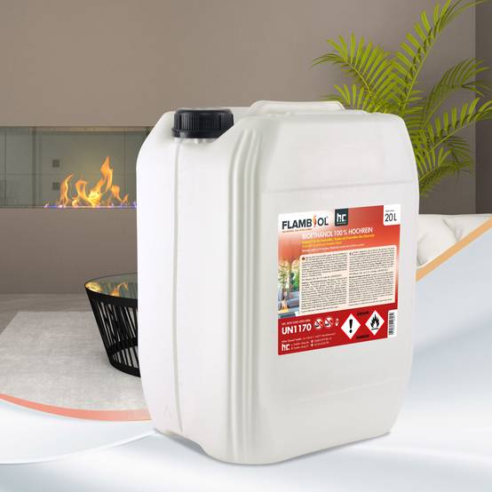 Bioéthanol à 100 % dénaturé FLAMBIOL® en bidon de 20 L x 2 - Image 5