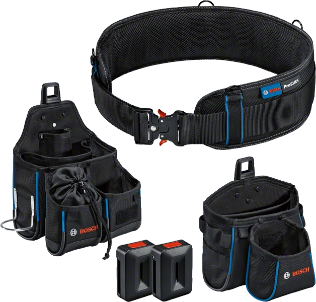 Bosch Professional - Sac à outil BOSCH Combi-kit :1 ceinture 93 + 2 sacoche GWT 2-4 + 2 Proclick holder - Taille S/M - 1600A0265P - Imagen 1