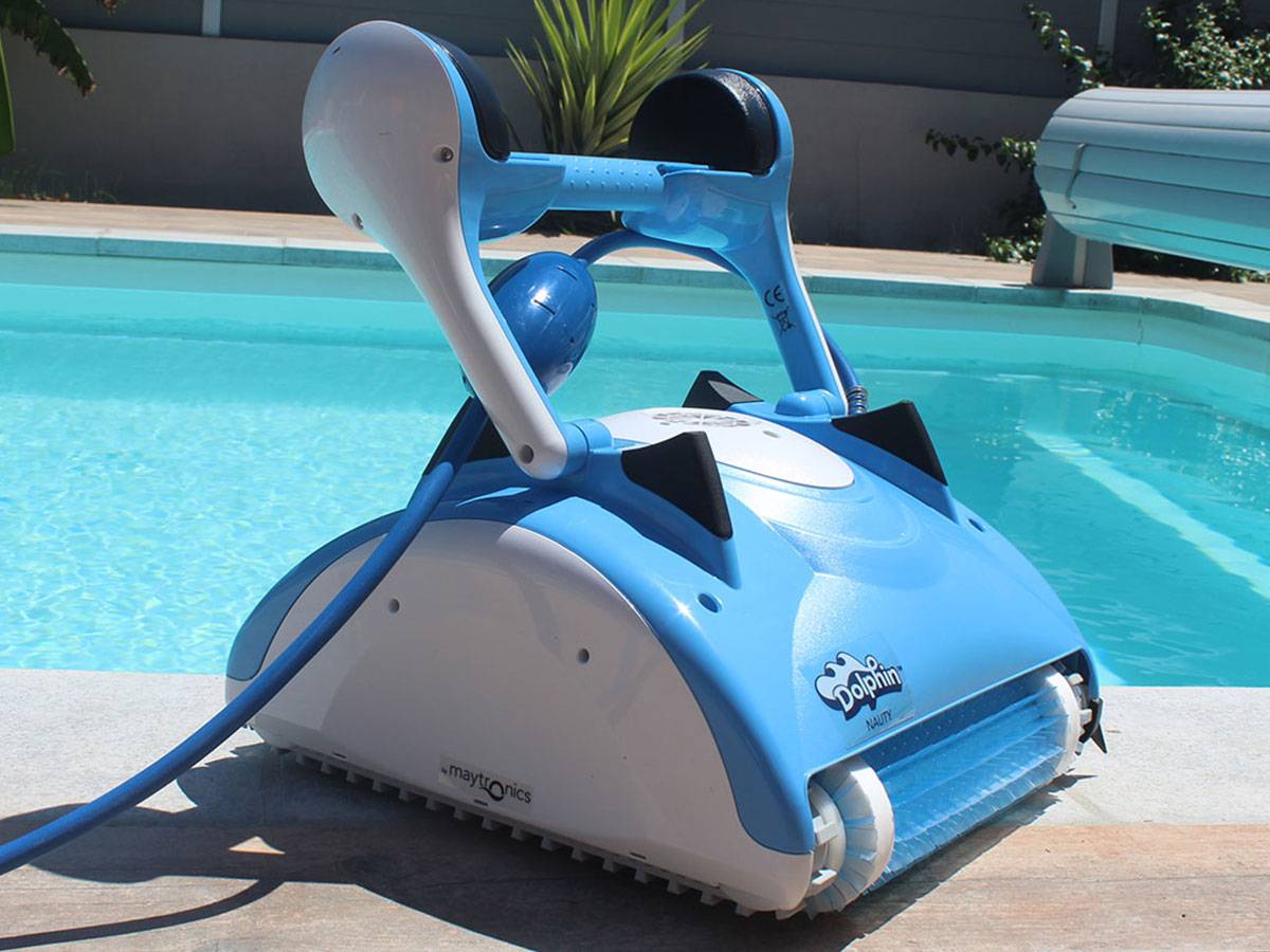 Dolphin - Robot de piscine électrique Nauty + Chariot - Dolphin - Imagen 6