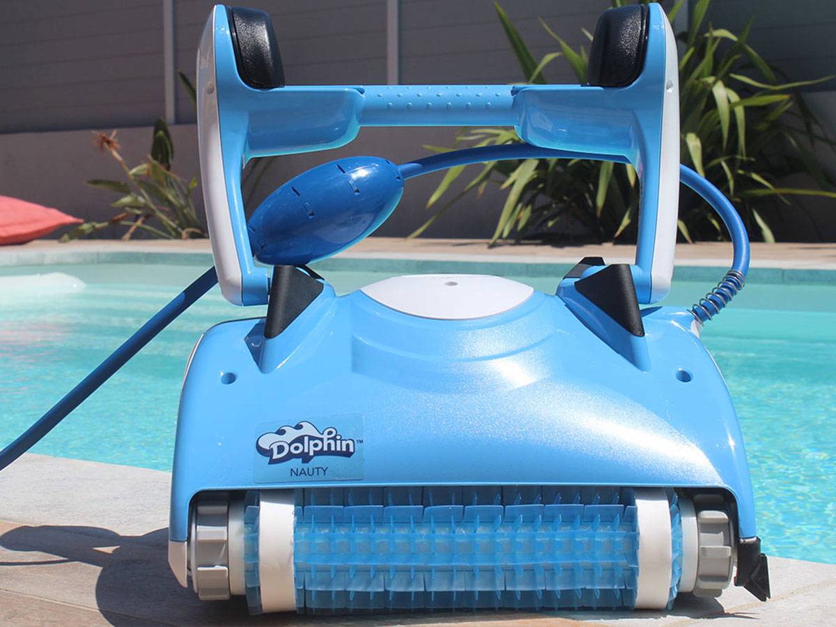 Dolphin - Robot de piscine électrique Nauty + Chariot - Dolphin - Imagen 1